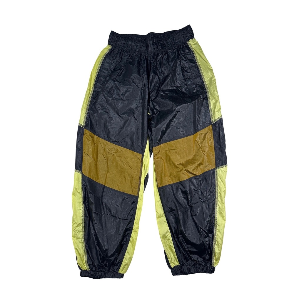 Free People‎ FP Movement Womens In The Stars Colorblock Pants In Olive Combo Med